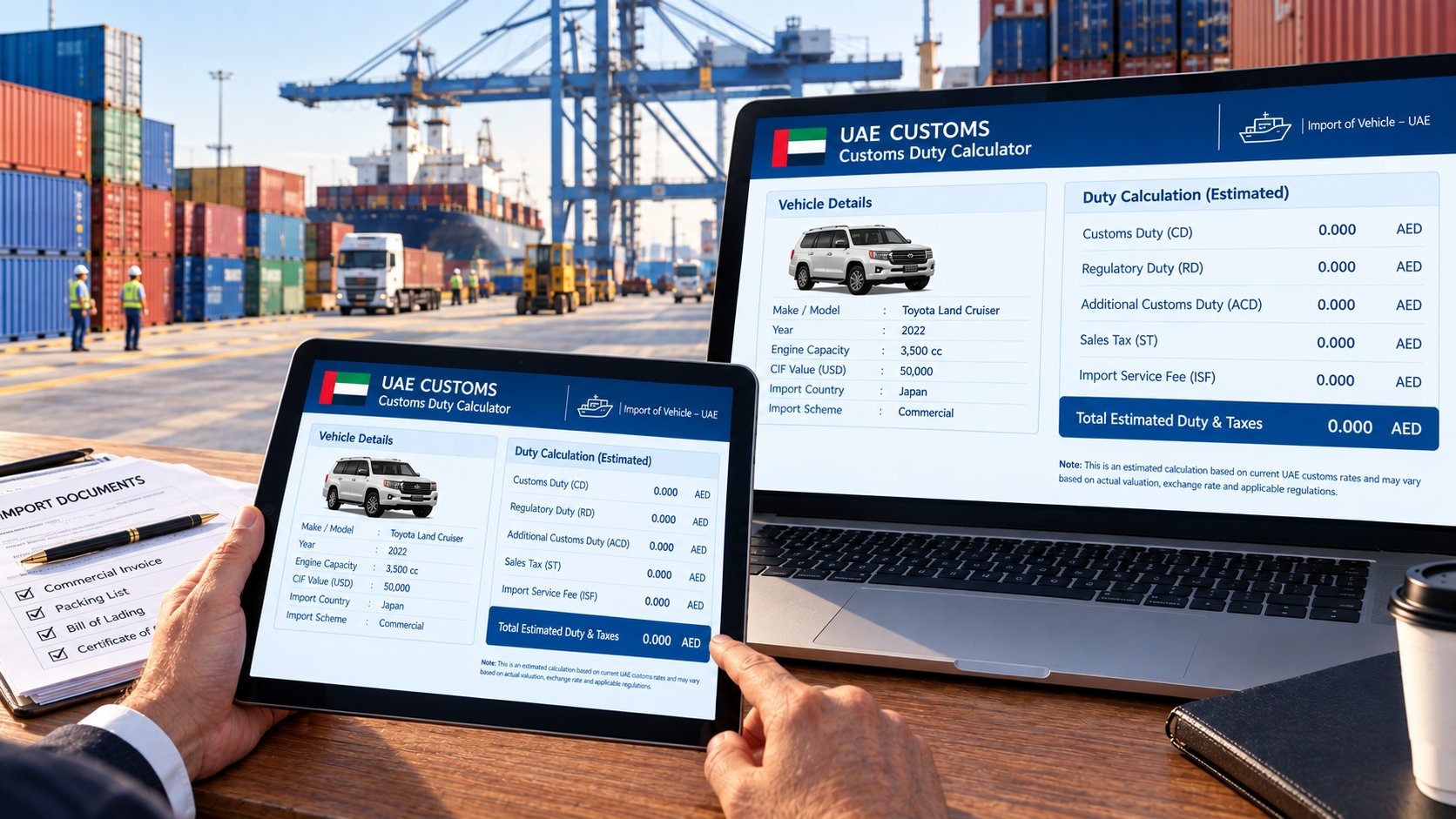 How customs duty is calculated in the UAE