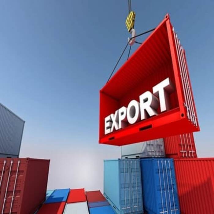 Export cargo leaving Dubai after customs clearance