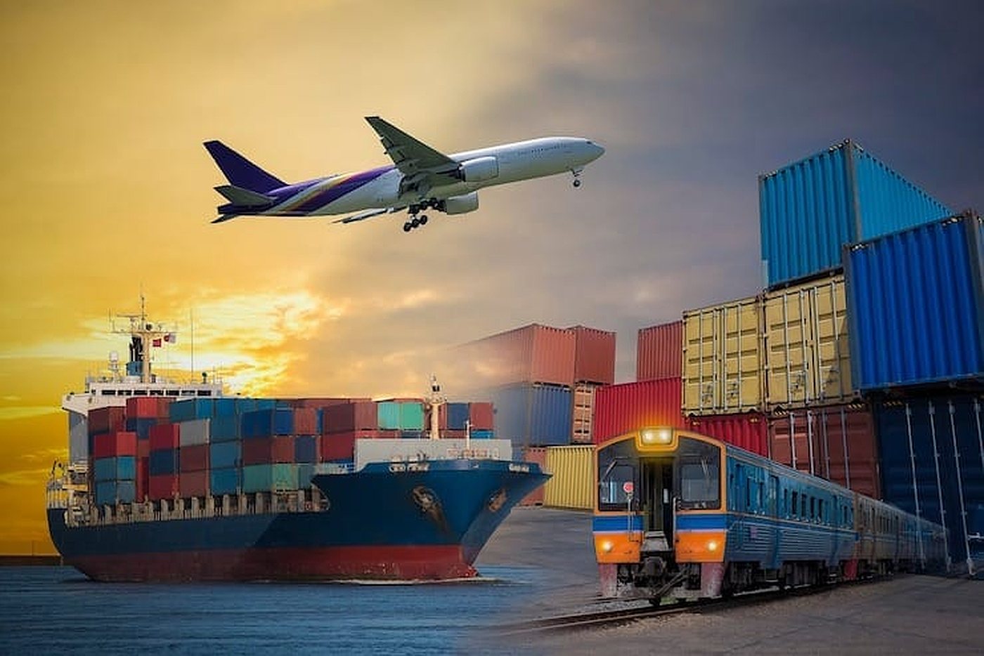 Freight forwarding and container shipping operations in Dubai